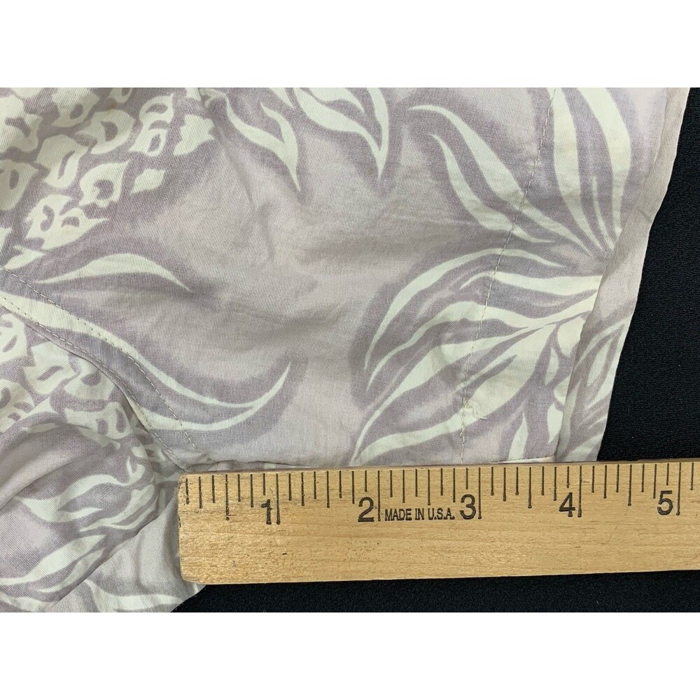 Tommy Bahama Hawaiian Swim Trunks Board Shorts Mens Medium Beige Pineapple Beach - Picture 10 of 14